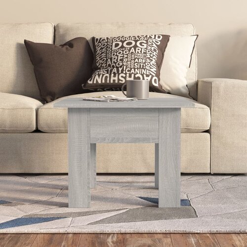  Stolić za kavu sivi hrast sonoma 55 x 55 x 42 cm od iverice Slike