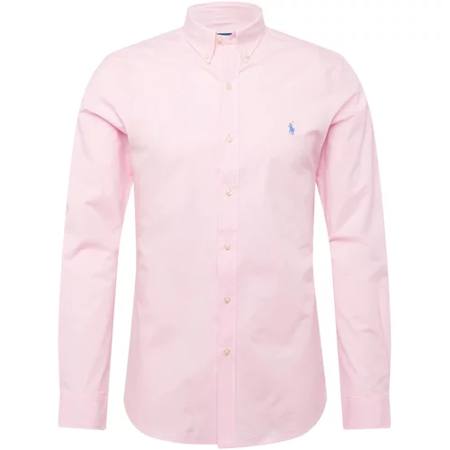 Polo Ralph Lauren Poslovna srajca nebeško modra / pastelno roza