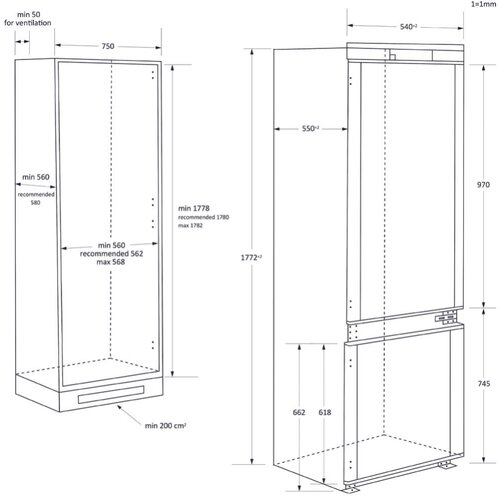 Haier HLADNJAK HBW7518C, (6901018089978) Slike