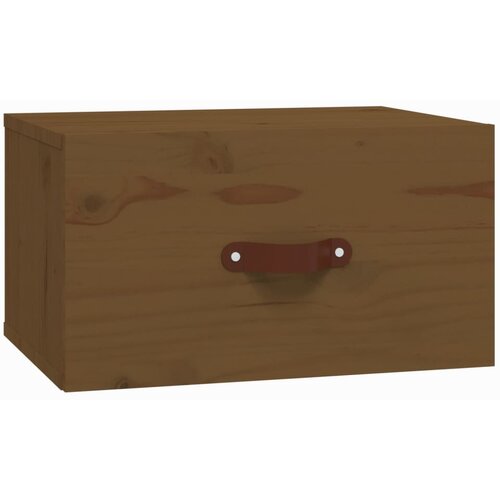 Maison Chic Stenska Nočna omarica - Nočna miza medeno rjava 40x29,5x22 cm, (21688630) Cene