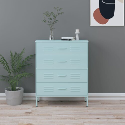 VidaXL Predalnik mint zelena 80x35x101,5 cm jeklo Slike