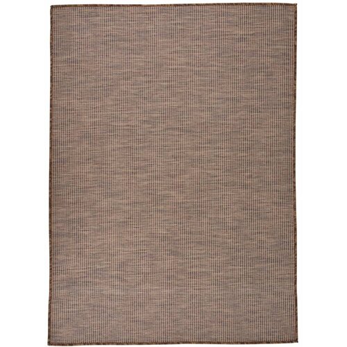 VidaXL Vanjski tepih ravnog tkanja 200 x 280 cm smeđi Slike
