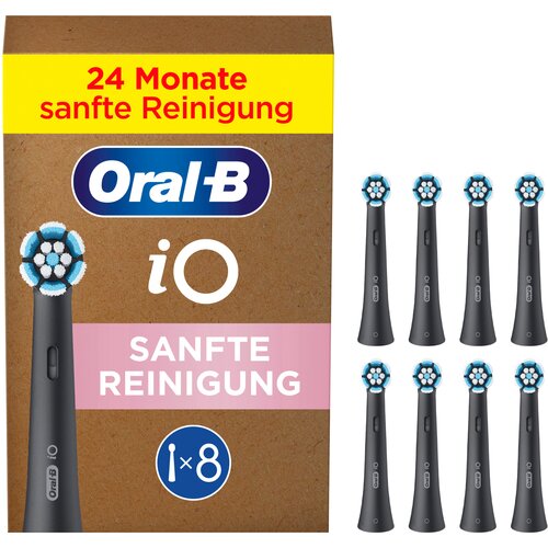 Oral-b nadomjestak glava cetkica iO 8 Nježno cišcenje komada, Crna Cijene