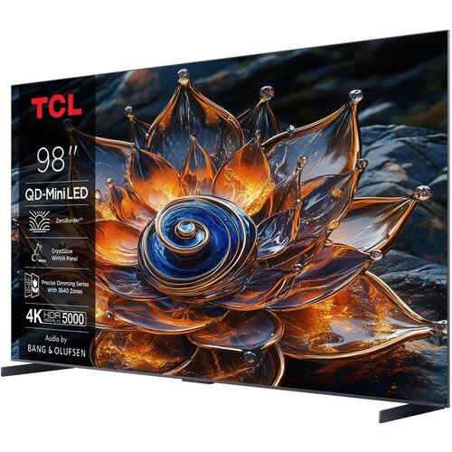 Tcl 98Q8C 4K QD-Mini LED HDR PREMIUM TV z Google TV 248 cm (98&amp;quot;) Slike