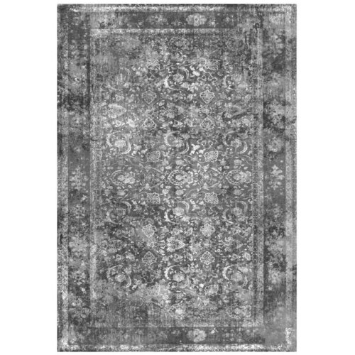 Kayoom RAVNO TKANA PREPROGA Vintage 8404 Grau 200/290 cm potiskano siva Cene