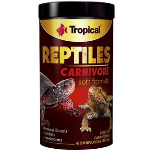 Tropical reptiles carnivore soft hrana za reptile mesojede u obliku mekanih štapica 250ml - 65g Slike
