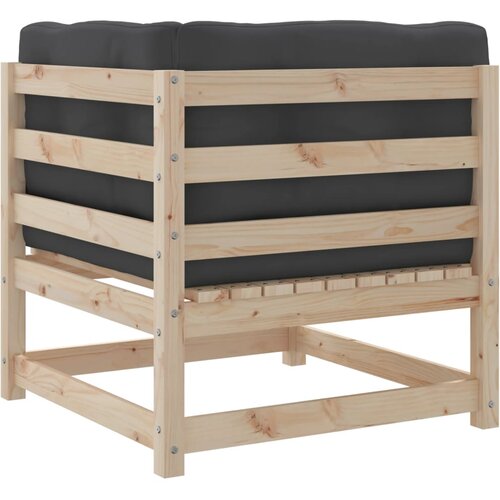  8-dijelni set vrtnih sofa od masivne borovine Slike