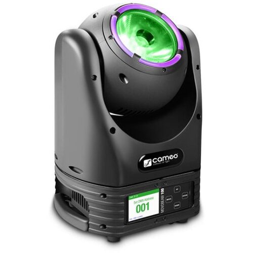Cameo MOVOBEAM 100 Mooving head z neomejenimi obrati, led obroč - - Audio-Kondric Cene