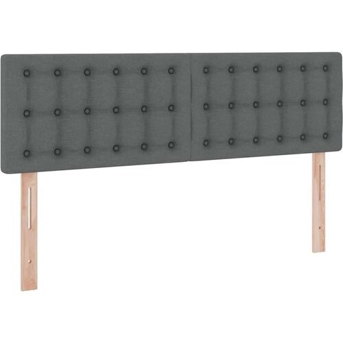  Krevet s madracem i skladi&amp;scaron;tem Tamno siva 140 x 190 cm Slike