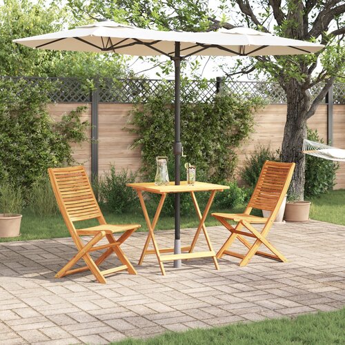 vidaXL Set od 2 Prirodno drvo Masivno bagremovo drvo 70 cm duljine stola Cijene