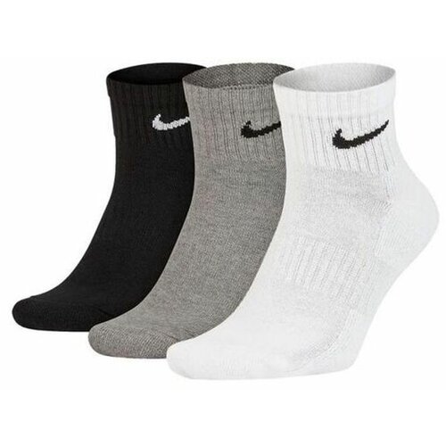 Nike EVERYDAY CUSH ANKLE Čarape muške 3/1 crne, sive i bele Cene