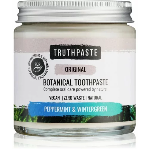 Truthpaste Original naravna zobna pasta Peppermint & Wintergreen 100 ml