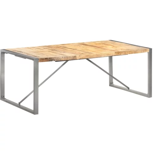 Blagovaonski stol 200x100x75 cm od masivnog grubog drva manga