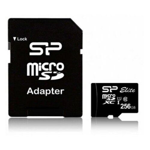Silicon Power MicroSD kartica - 256GB microSDXC Elite UHS-1 U1 + adapter Cijene