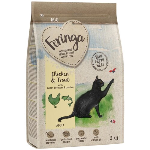 Feringa Adult Duo pi&amp;scaron;čanec s postrvjo - Varčno pakiranje 10 kg (5 x 2 kg) Slike