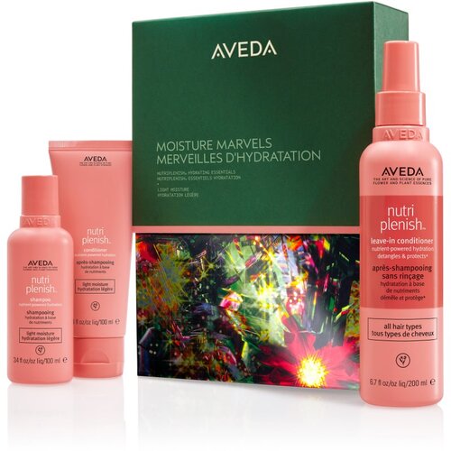 Aveda Holiday Moisture Marvels: Nutriplenish&amp;trade; Hydrating Essentials Light božični darilni set za lase Slike