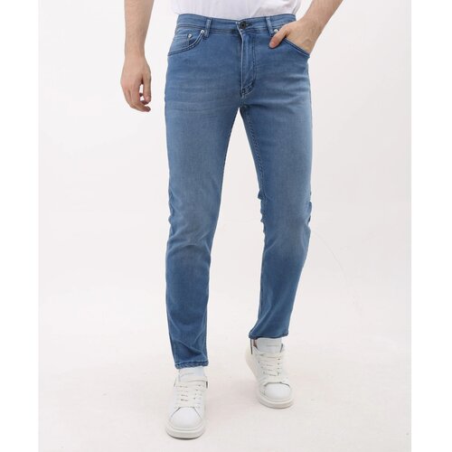 Mario Morato Kavbojke slim 153880388 Modra Cene