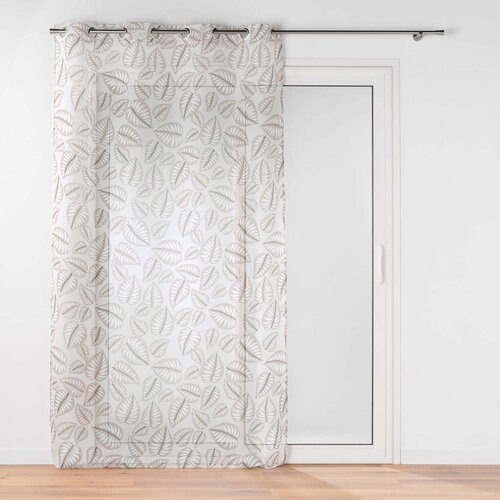 Douceur d intérieur Bež prosojna zavesa 140x240 cm Alma – Cene