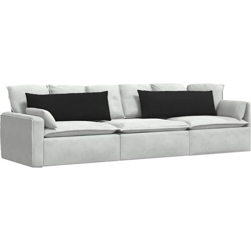  Jastučići za sofu 2 pcs Crna 120 x 40 cm tkanina Slike