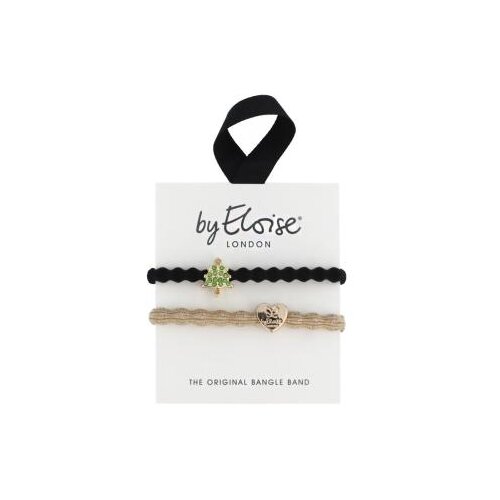 By Eloise London Bangle Set Christmas Night elastika za lase Cene