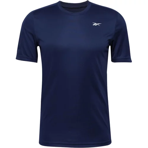 Reebok Sport Funkcionalna majica temno modra / bela