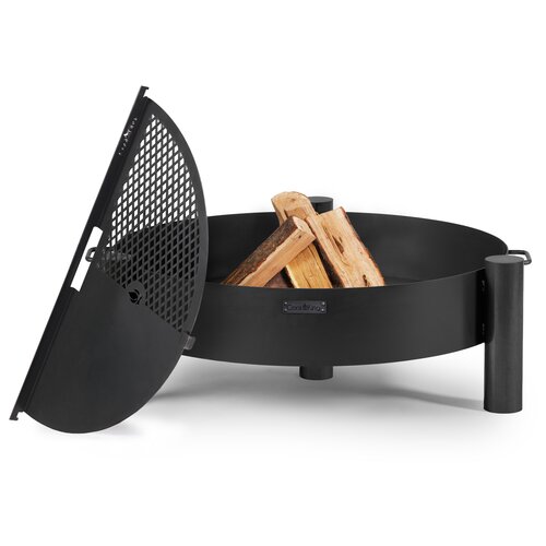 COOKKING Vrtno kuri&amp;scaron;če HAITI &amp;Oslash;60 cm s polkrožno žar plo&amp;scaron;čo in re&amp;scaron;etko 58 cm Slike