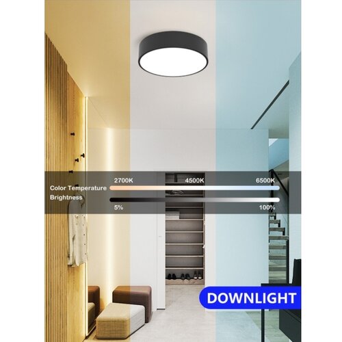  Immax NEO 07200L - LED prigu&amp;scaron;iva svetiljka RONDATE LED/18W/230V crna Tuya + daljinski upravljač Slike