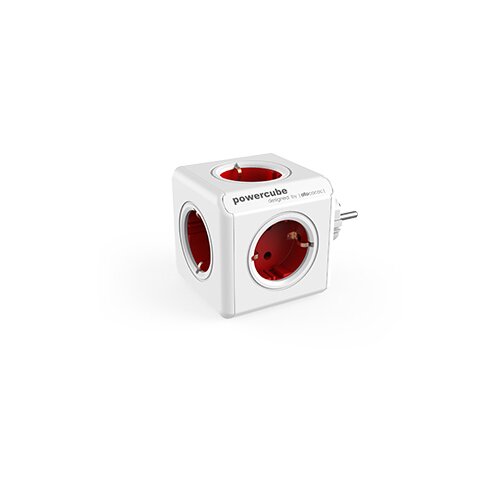 Allocacoc Powercube &amp;scaron;uko sa 4 utičnice i 2 USB 1202RD/DEOUPC Slike