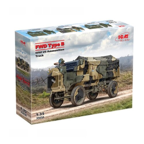 ICM Model Kit Military - FWD Type B WWI US Ammunition Truck 1:35 ( 060956 ) Cene