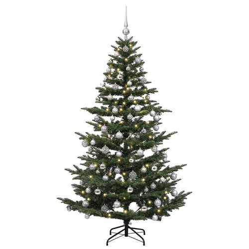 Umjetno božićno drvce s kuglicom 240 cm 300 LED lampica Slike