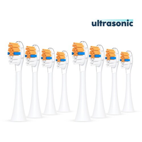 Ultrazvučni Ultrasonic nastavki za Philips Sonicare A3 Premium All-in-One, 8 kosov, beli Slike