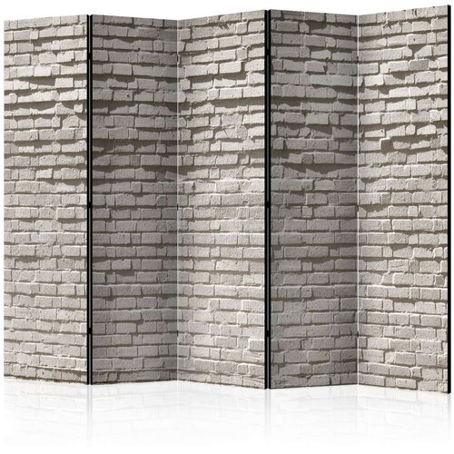  Paravan u 5 dijelova - Brick Wall: Minimalism II [Room Dividers] 225x172 Slike
