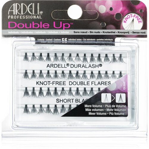 Ardell double Up Duralash Knot-Free Double Flares umjetne trepavice 56 kom nijansa Short Black Cijene