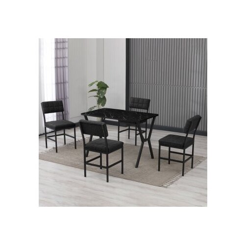 Hanah home Trpezarijski sto i stolice Dubai , Bordo-crni Cijene