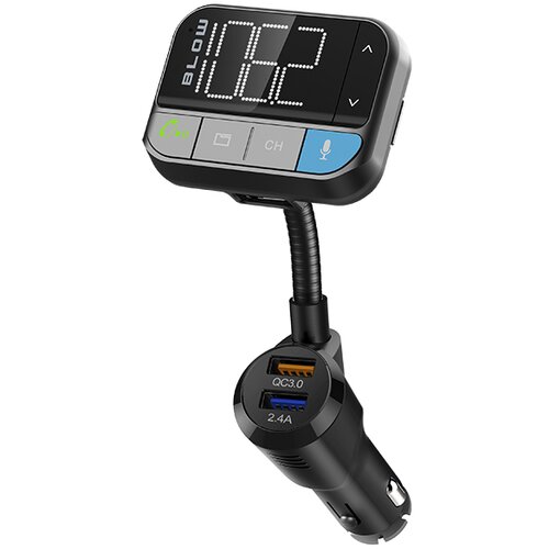 Blow Bluetooth 5.0 avto FM oddajnik MP3 3x USB 3.0 12-24V microSD, (20373231) Cene