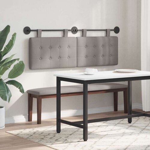  Držeće uzglavlje Zidne tkanina - Sivo-smeđa 120 cm bez LED Slike