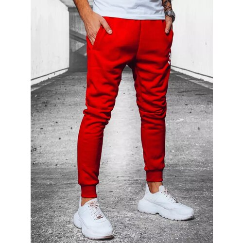 DStreet Men's Sweatpants Red Cene