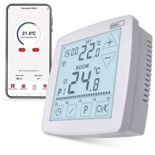 Emos Digitalni termostat GoSmart 230V/16A Wi-Fi Slike
