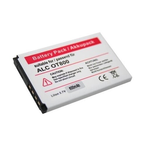 VHBW Baterija za Alcatel OT-800 / OT-802 / OT-808, 700 mAh Slike