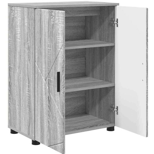 VidaXL Kupaonski ormar s policom Sivi hrast sonoma 60 x 35 x 80 cm Slike