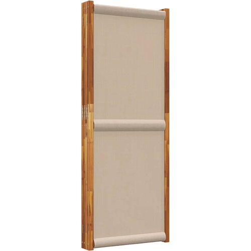  pregrada s 4 panela smeđesiva 280x180 cm Slike