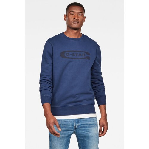 G-star Sweatshirt - Graphic 18 core r sw l\s dark blue Slike