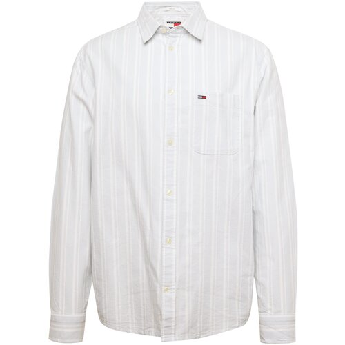 Tommy Jeans Srajca svetlo siva / biserno bela Slike