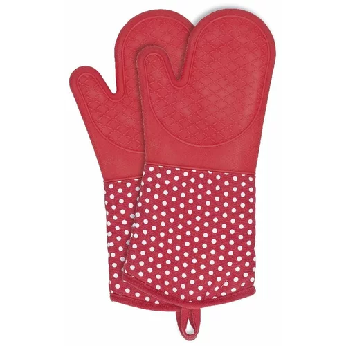 Wenko Komplet 2 rdečih zaščitnih silikonskih rokavic za peko Oven