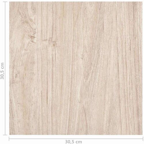  Podne daske 55 pcs Svijetlosmeđa 5 11 m&amp;sup2; PVC - bijela i boja drva Slike