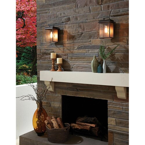Elstead Lighting ZUNANJA STENSKA SVETILKA Glenview 19,7/21,5/30,7 cm Slike