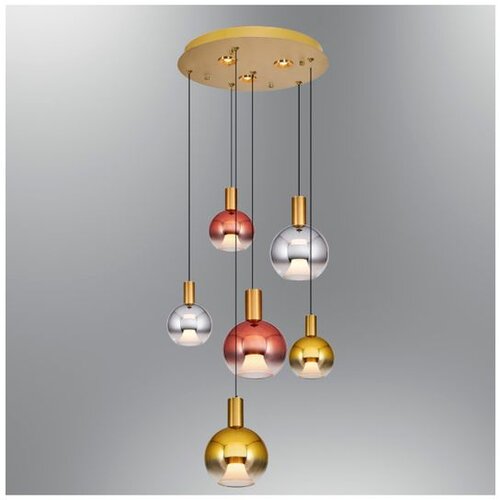 Opviq luster Luccas 2848-6A-20, LED 47 W, zlatni Cene