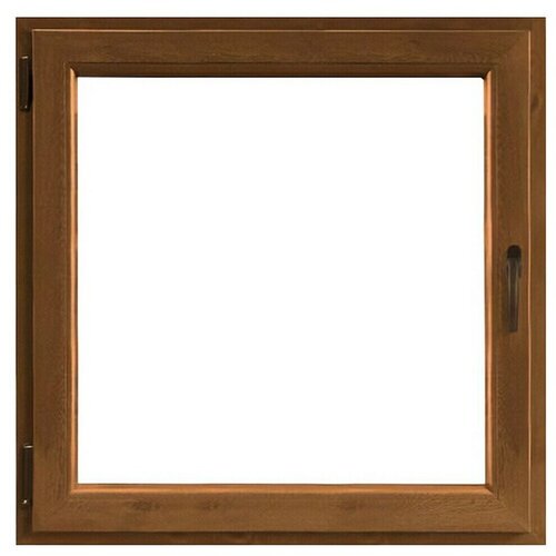 PVC okno (100 x 100 cm, Smer odpiranja: Levo, Rjava) Cene
