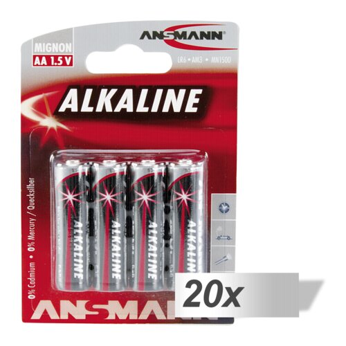 Ansmann 20x4 Alkaline Mignon AA LR 6 red-line Cijene