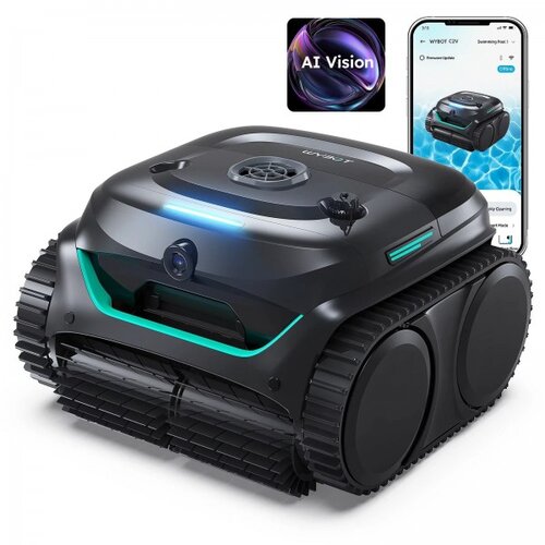 WYBOT C2 Vision bežični robot za či&amp;scaron;ćenje bazena (crni) Slike
